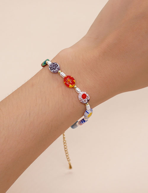 Fashion 1# Geometric Glass Bead Beaded Bracelet
