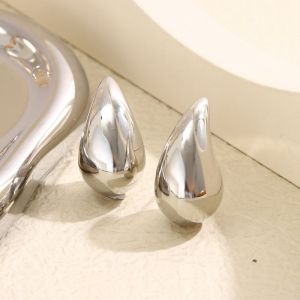 Fashion Trumpet Length 2.3cm Metal Drop Earrings 