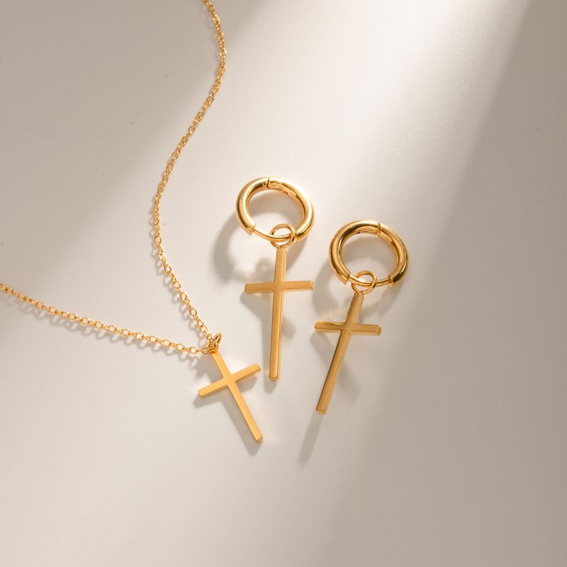 Stainless Steel Cross Necklace