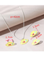 Fashion Hat Hat Resin Necklace Earrings Childrens Set