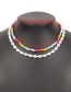 Fashion Color (random) Rice Beads Double Layer Necklace