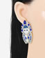 Fashion Matryoshka Alloy Set With Diamond Earrings