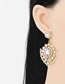Fashion Color Alloy Geometric Hollow Stud Earrings