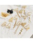 Fashion 1# Alloy Butterfly Square Pearl Tassel Catch