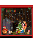 Fashion 30*45cmx4 Pieces In Bag Packaging Christmas Glass Wall Sticker