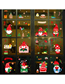 Fashion 20*30cm*9 Pieces In Bag Packaging Christmas Glass Wall Sticker