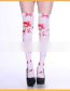 Fashion Blood Socks 2 Fabric Print Halloween Stockings