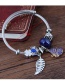 Fashion Blue Leaf Shape Decorated Bracelet