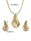 Fashion Gold Color Geometric Shape Decorated Jewelry Sets
