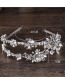 Fashion Antique Silver Flower Shape Decorated Hair Hoop