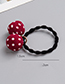 Fashion Claret Red Ball Shape Decorated Hair Band