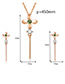 Fashion Gold Color Clover Shape Decorated Jewelry Sets