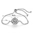 Fashion Silver Color Round Shape Decorated Simple Bracelet