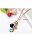 Fashion Gold Color+white Seahorse Shape Decorated Neclace