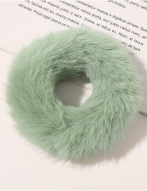 Fashion Fruit Green Imitated Rabbit Fur Seamless Elastic Large Intestine Loop Hair Rope