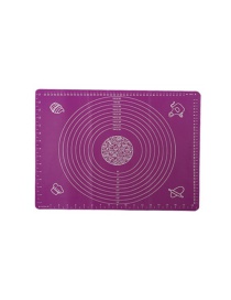 Fashion Purple-50*40cm Square Silicone Kneading Pad