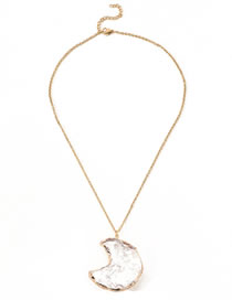 Fashion Moon Crystal Moon Necklace