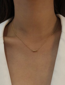 Fashion Gold Color Alloy Geometric Thin Chain Necklace