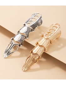 Fashion Gold And Silver Alloy Pointed Nail Ring Set