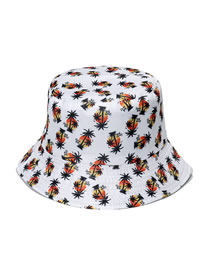 Fashion 11# Polyester Print Big Brim Bucket Hat