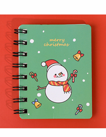 Fashion Santa Hat Snowman Paper Cartoon Christmas Printed Notepad