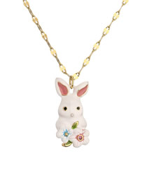 Fashion 1# Pure Copper Rabbit Necklace