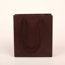 Fashion Coffee Color Paper Square Portable Packaging Bag