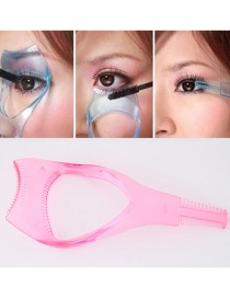 Fashion Pink Pure Color Decorated Simple Tool Of Lash Curler